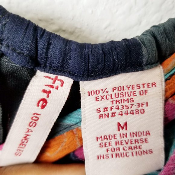 Fire Los Angeles Floral Fit and Flare Mini Dress - Picture 9 of 11